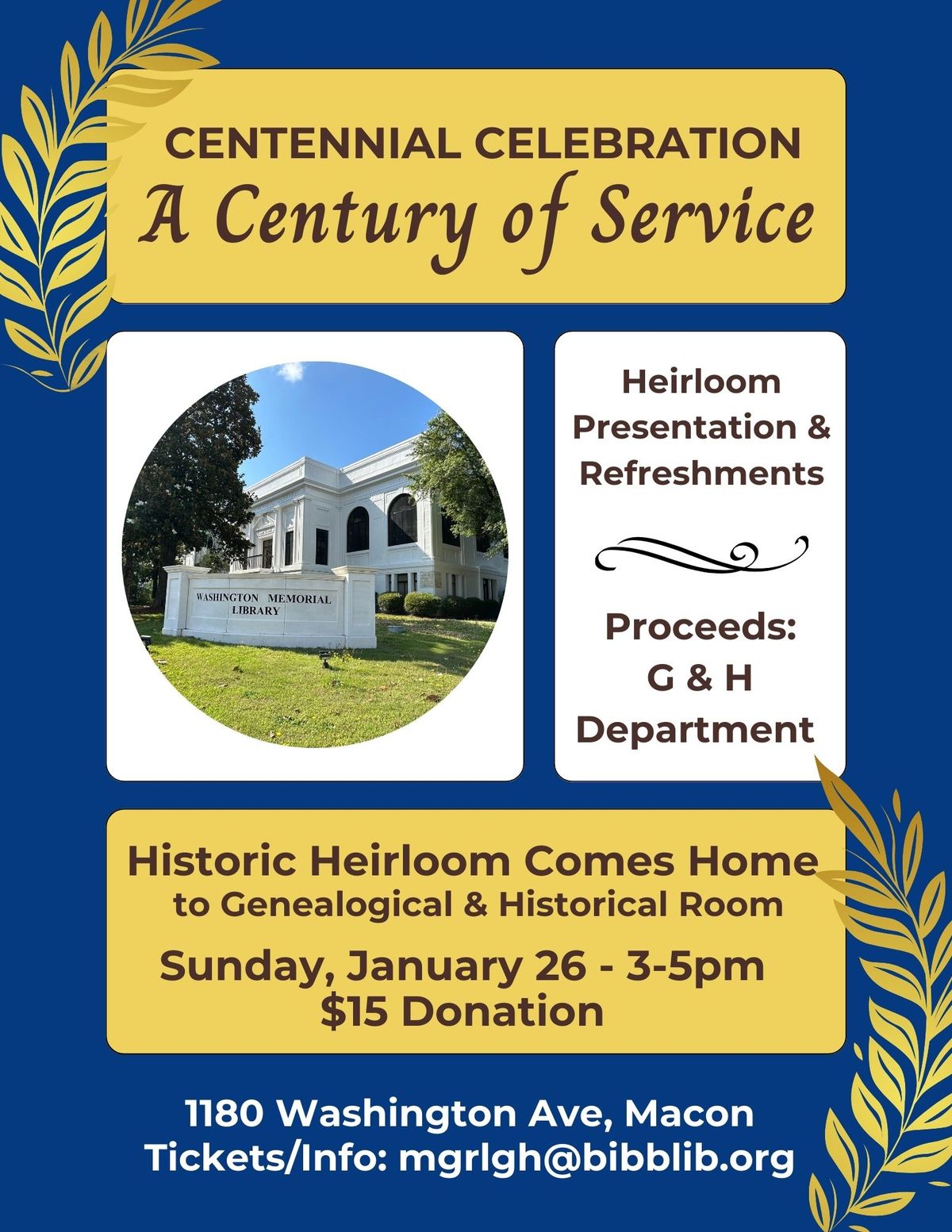 Centennial Celebration: A Century of Service