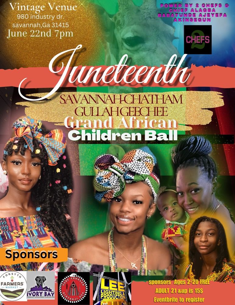 2nd Annual Savannah Chatham Gullah Geechee Grand African Children's Ball