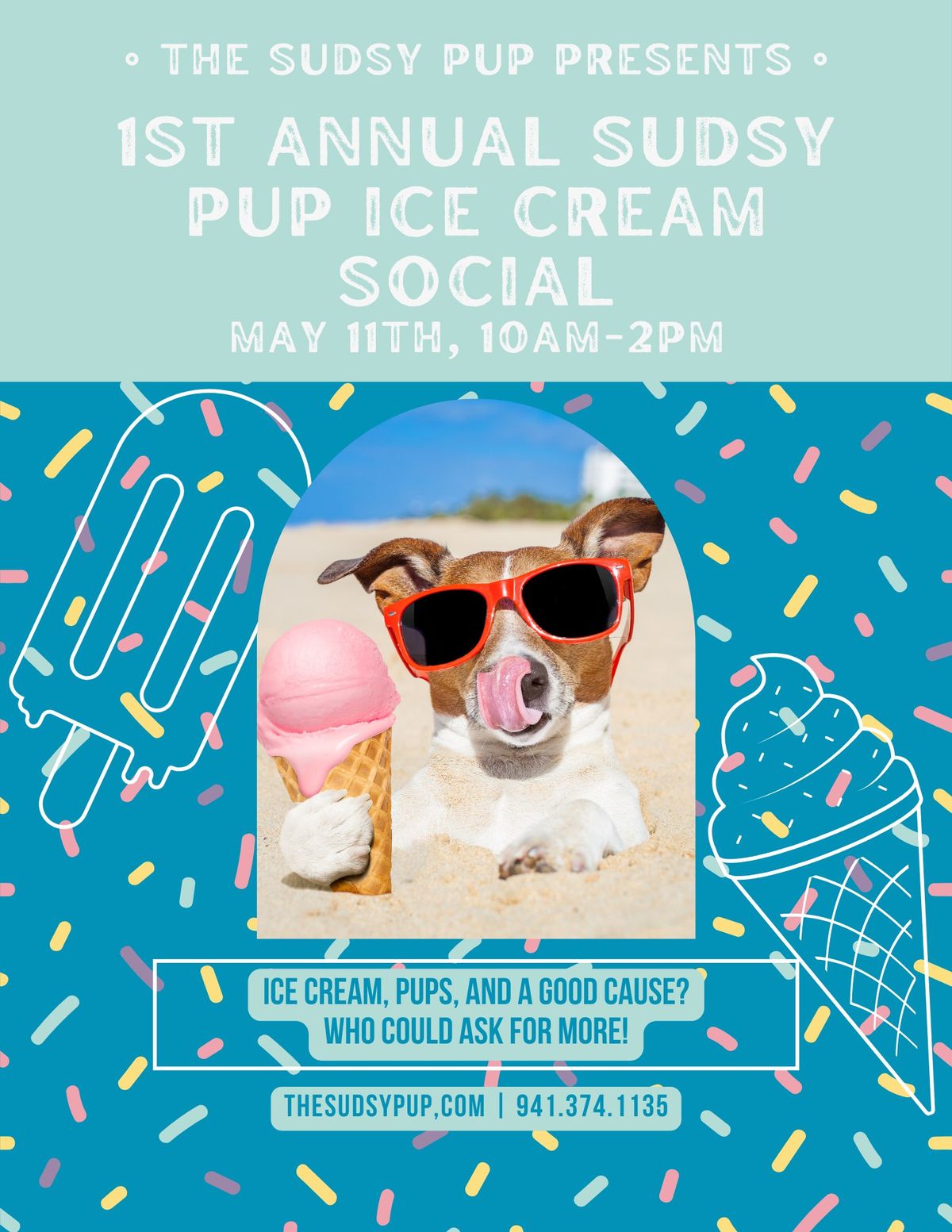 1st Annual Sudsy Pup Ice Cream Social! 