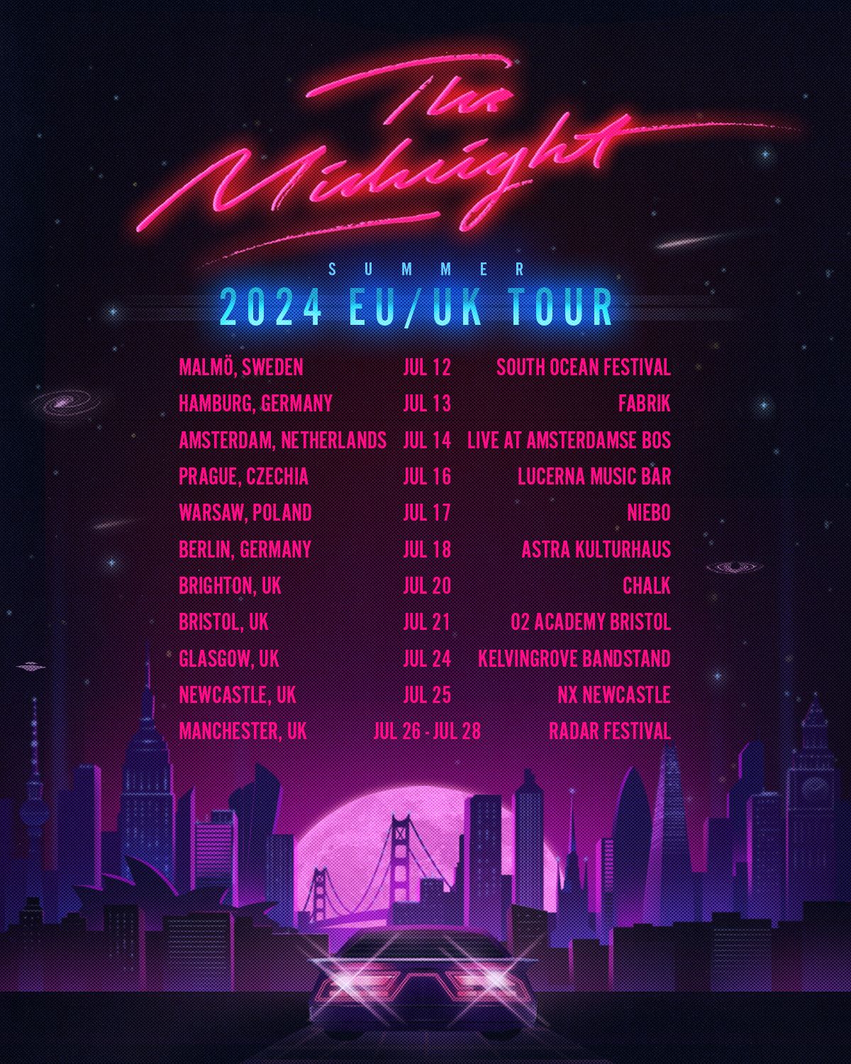 The Midnight Glasgow Tickets