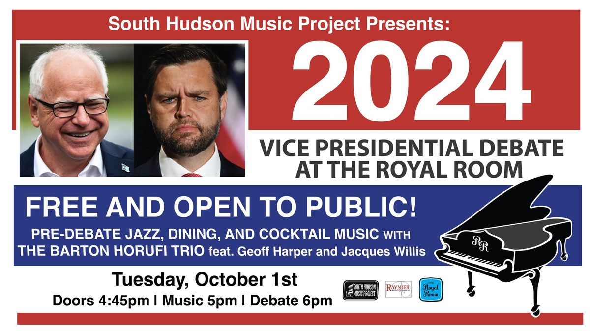 South Hudson Music Project Presents: Vice Presidential Debate at the Royal Room 