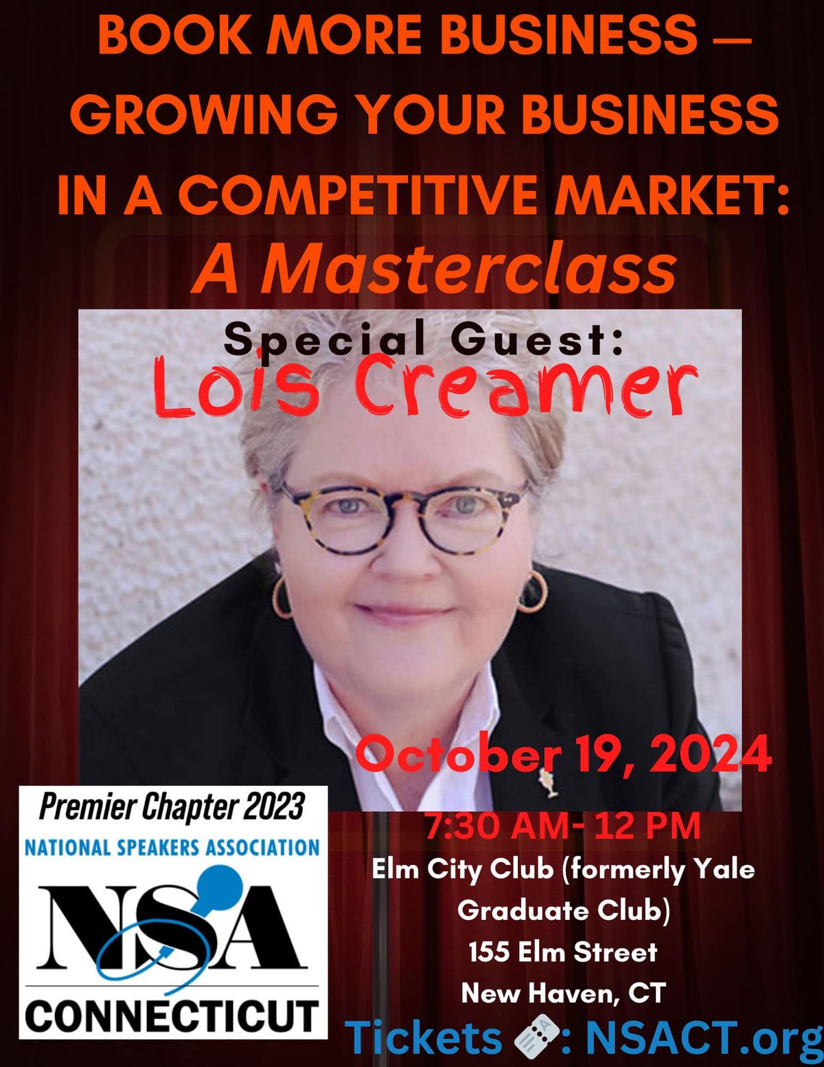 Masterclass with Lois Creamer