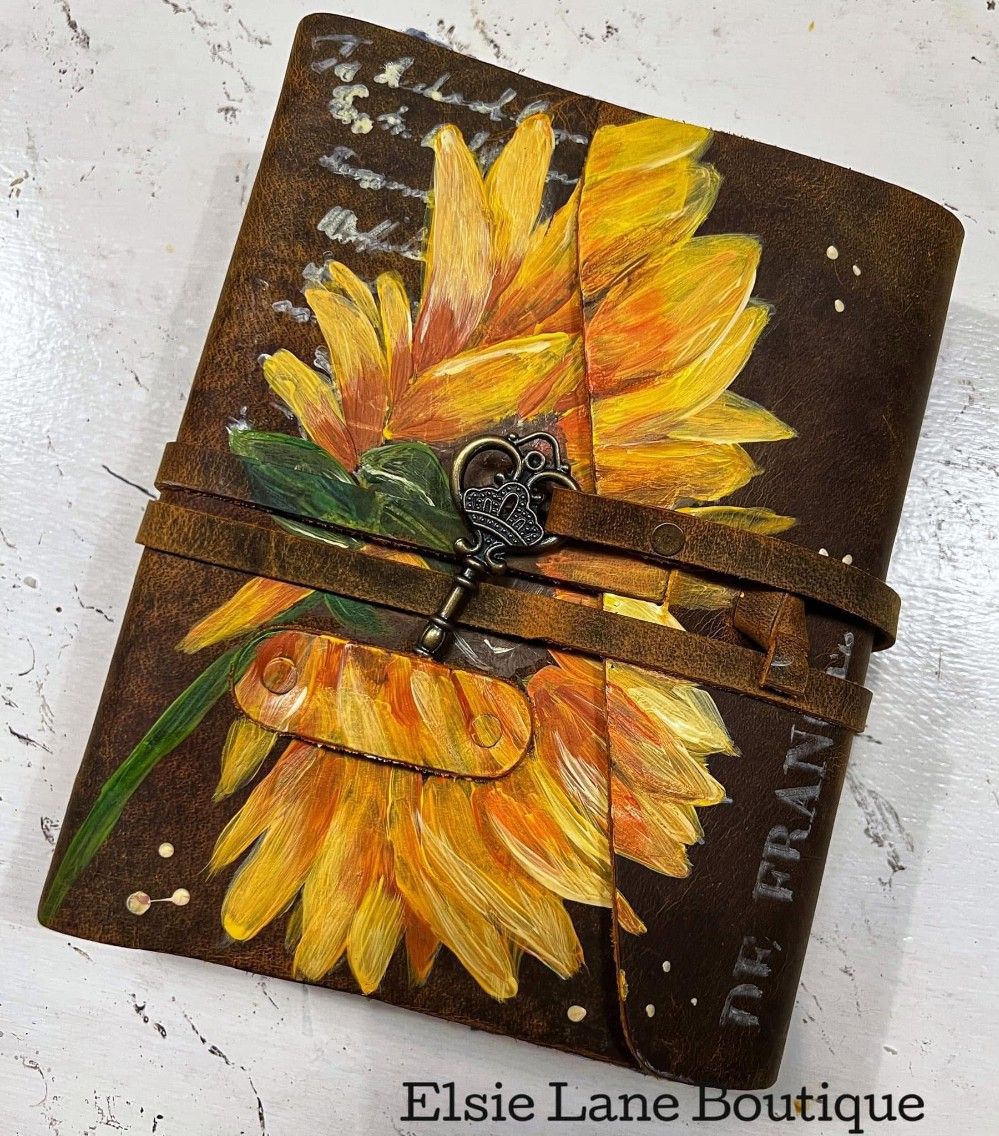 Apr 23 - Wed - Create a Painted Leather Prayer Journal. Intro to IOD Transfers & Stamps - $65 - 