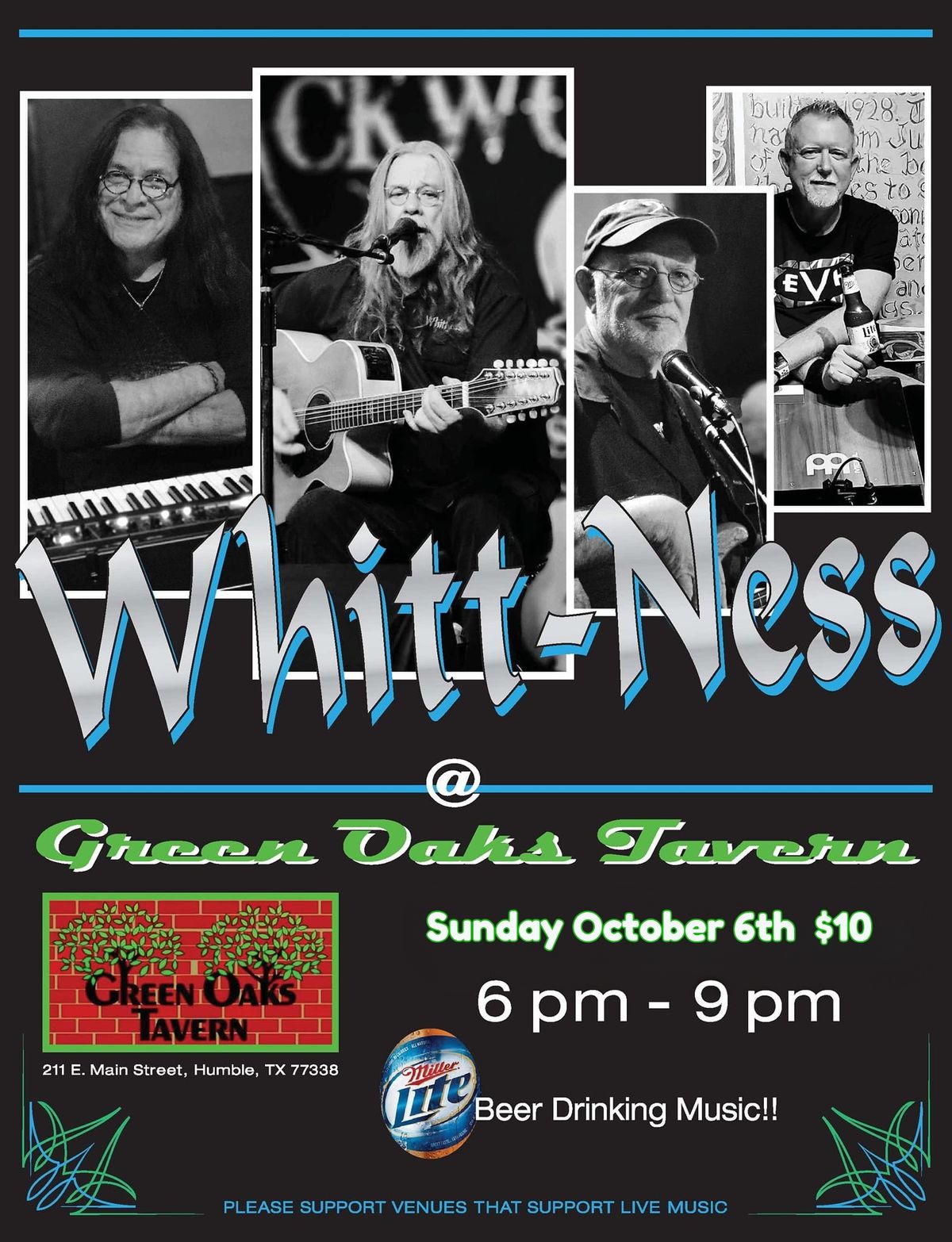 WHITT-NESS at Green Oaks Tavern