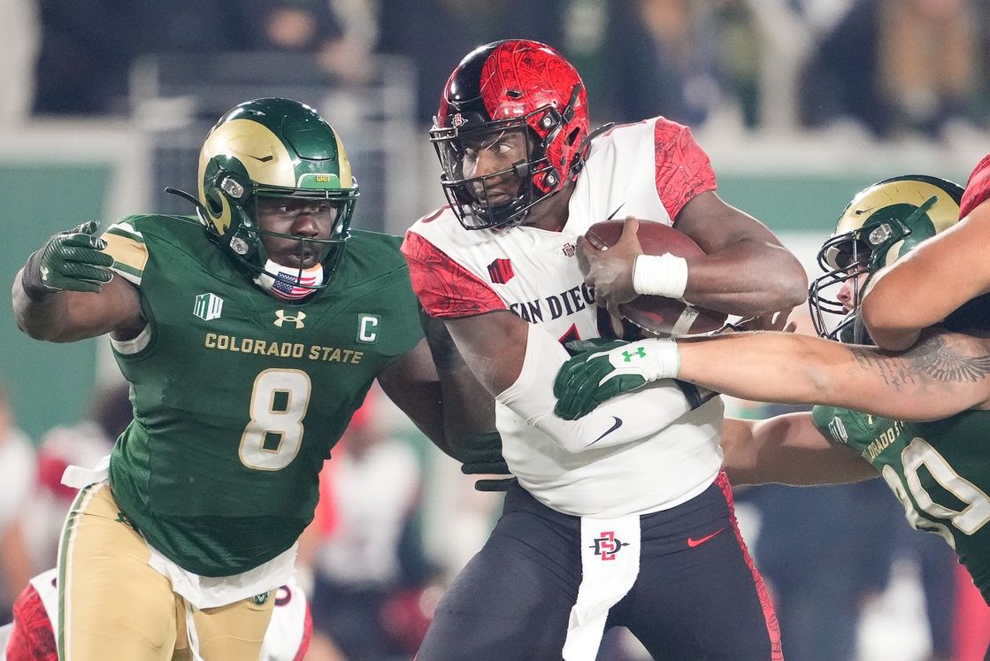Colorado State Rams at San Diego State Aztecs Football at SnapDragon Stadium
