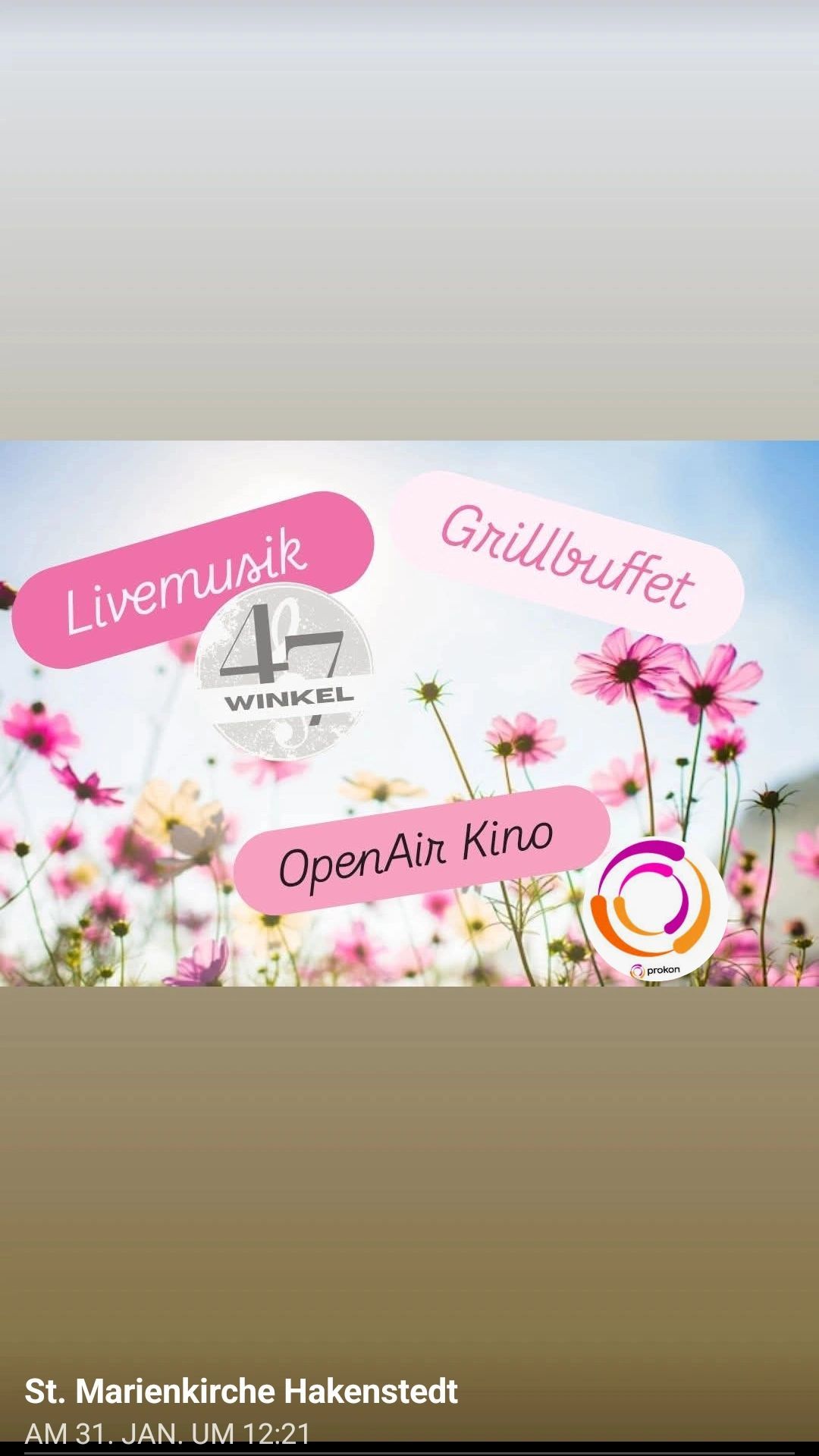 Sommerfest -Livemusik-OpenAir Kino