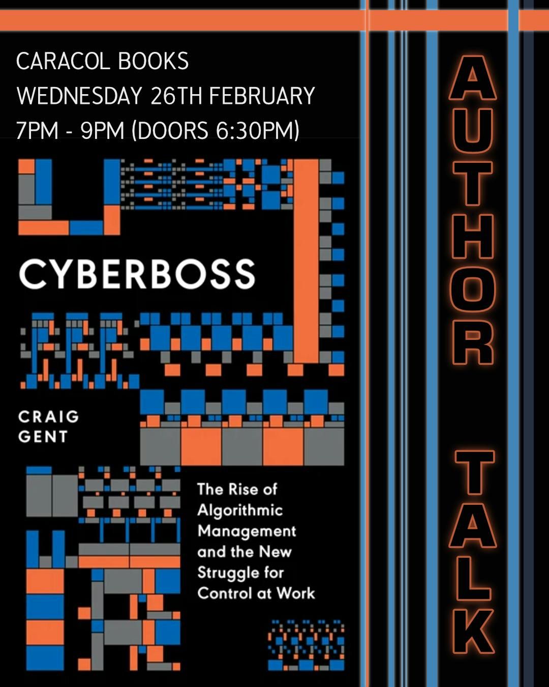 Cyberboss - Author Talk + Q&amp;A