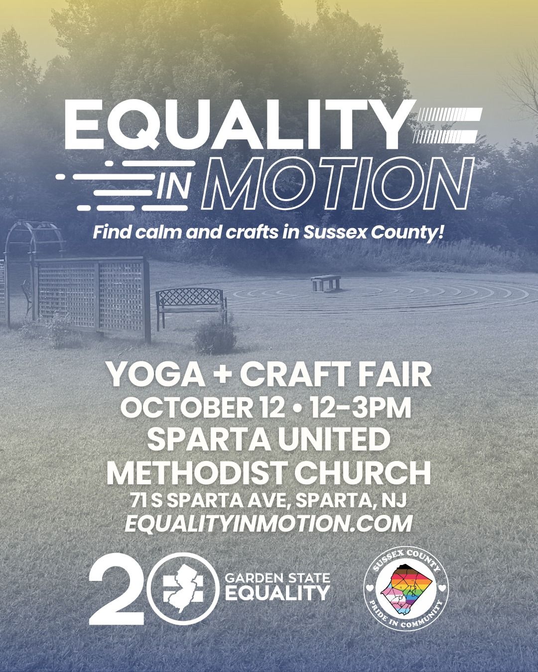 Equality in Motion 2024: Sussex County (with Sussex County Pride & PFLAG Sussex County)