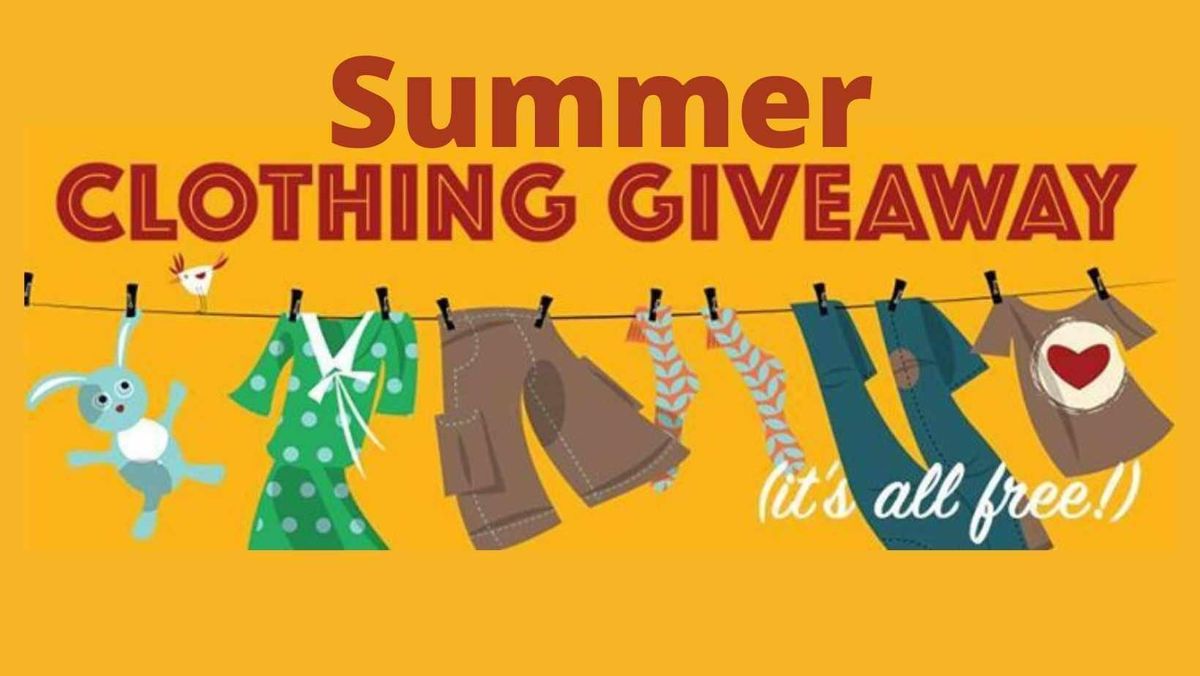 Summer Clothing Giveaway !