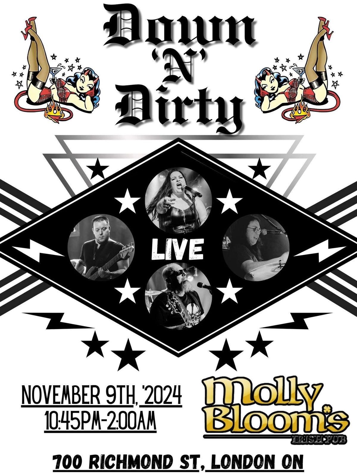 Down \u2018N\u2019 Dirty Debut At Molly Blooms 