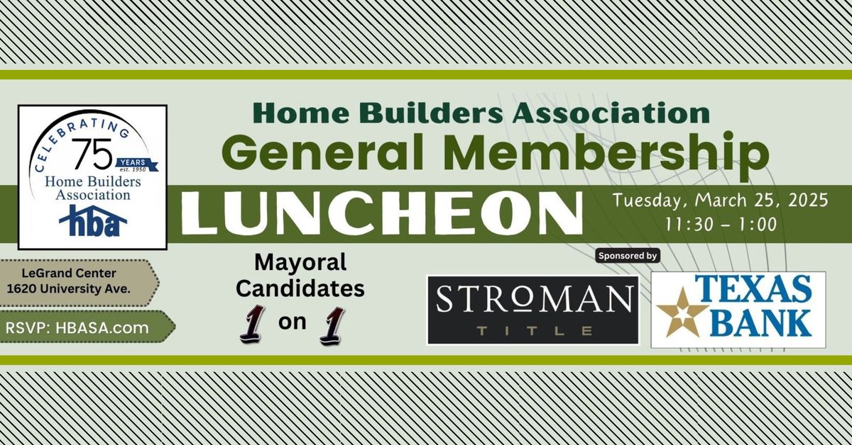 March Membership Luncheon