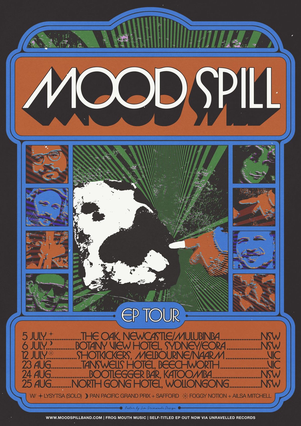 Mood Spill EP Tour @ Shotkickers MELBOURNE\/NAARM w\/ Foggy Notion + Ailsa Mitchell