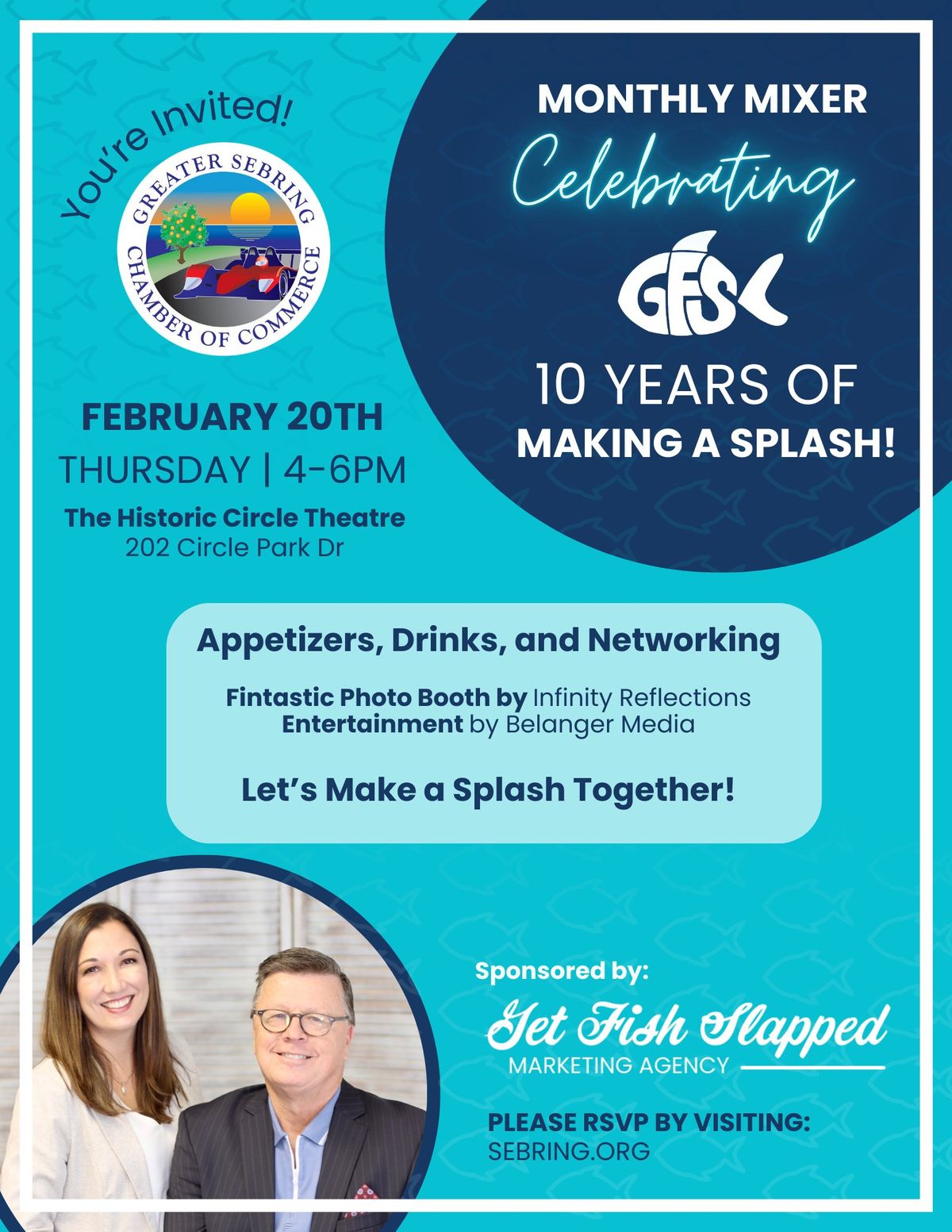 Monthly Sebring Chamber Mixer hosted by Get Fish Slapped