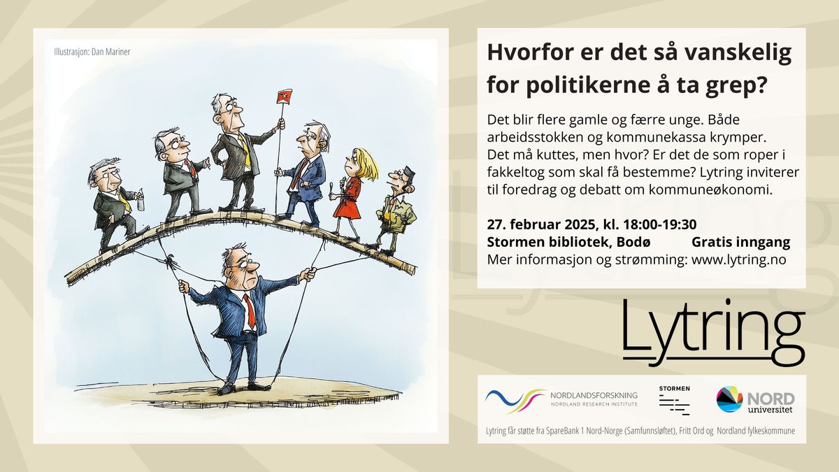 Hvorfor er det s\u00e5 vanskelig for politikerne \u00e5 ta grep?