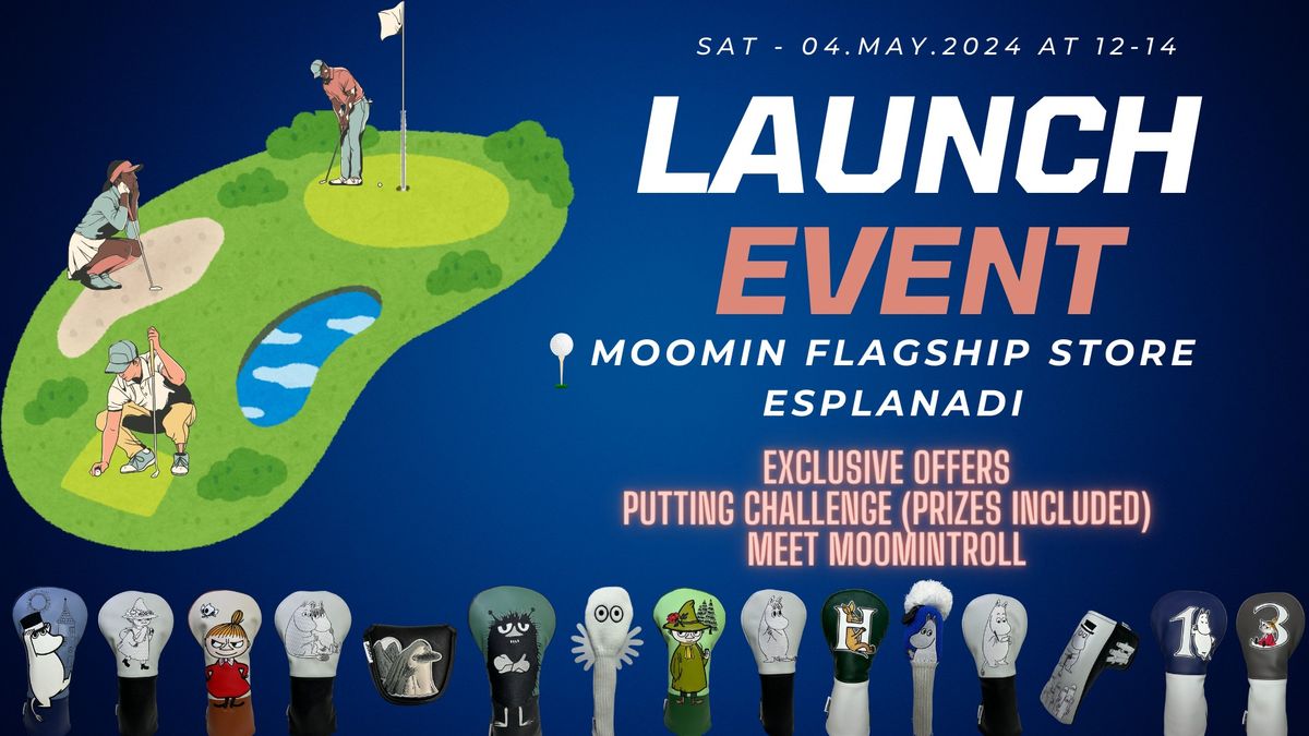 Moomin Golf Headcovers - Launch Event