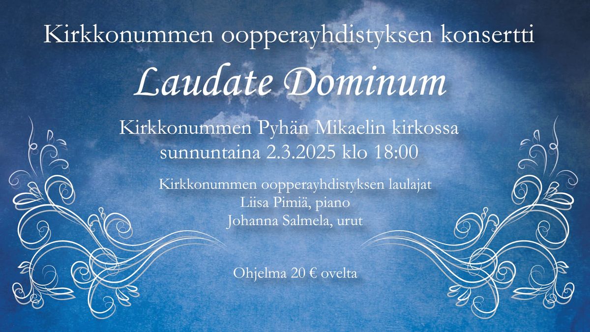 Laudate Dominum - hengellisen musiikin konsertti