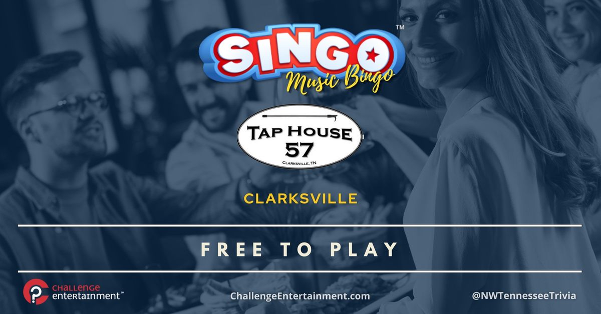 SINGO Music Bingo Nights at Tap House 57