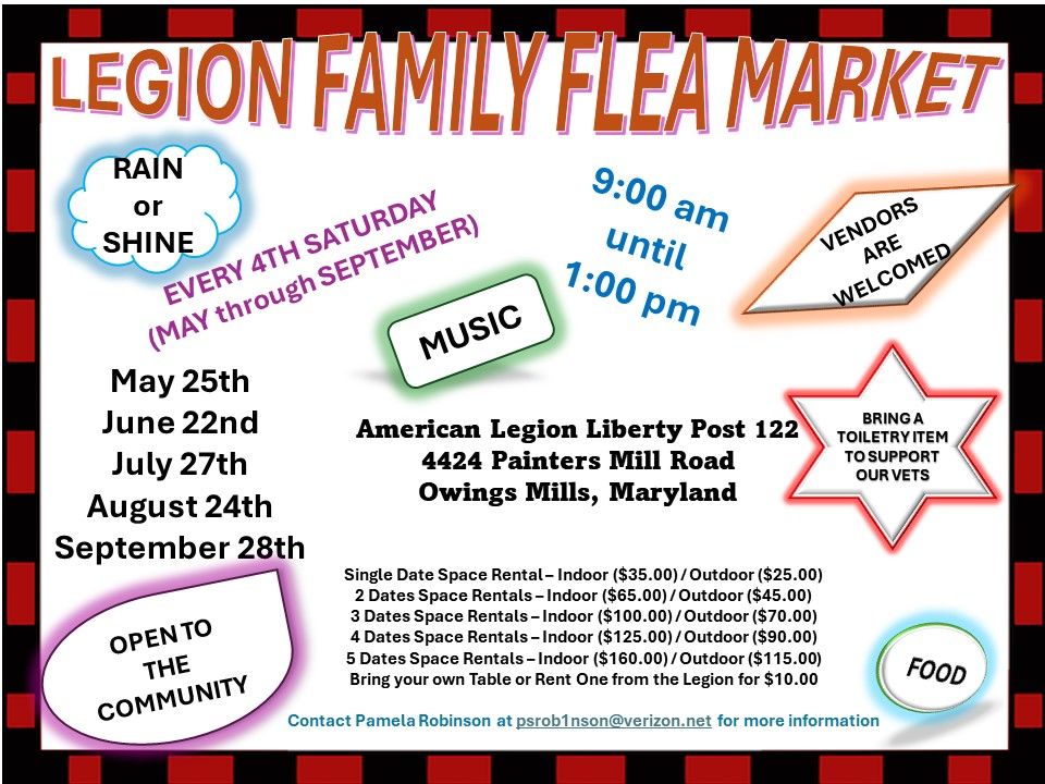 LEGION FAMILY FLEA MARKET