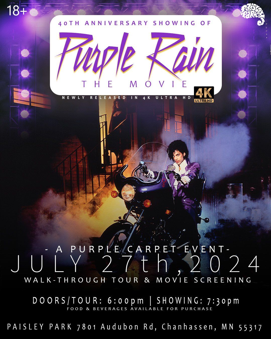 Purple Rain at State Theatre Minneapolis