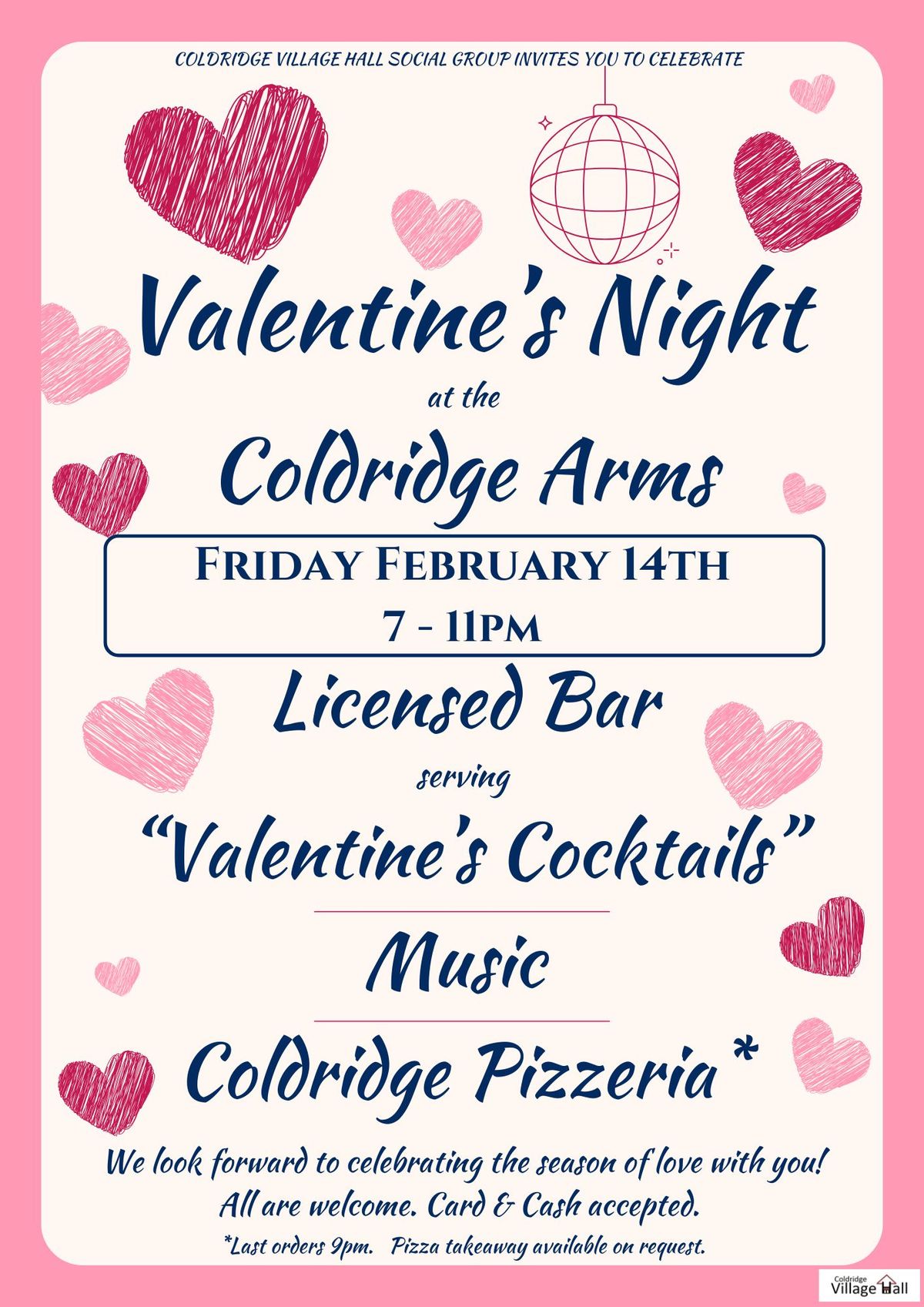 Valentine's Night at the Coldridge Arms