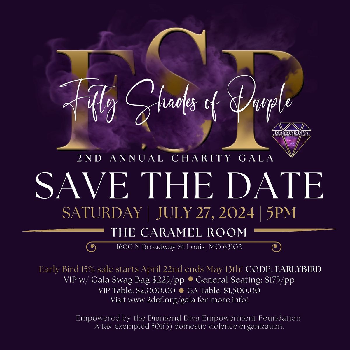 Fifty Shades of Purple \/2nd Annual Charity Gala