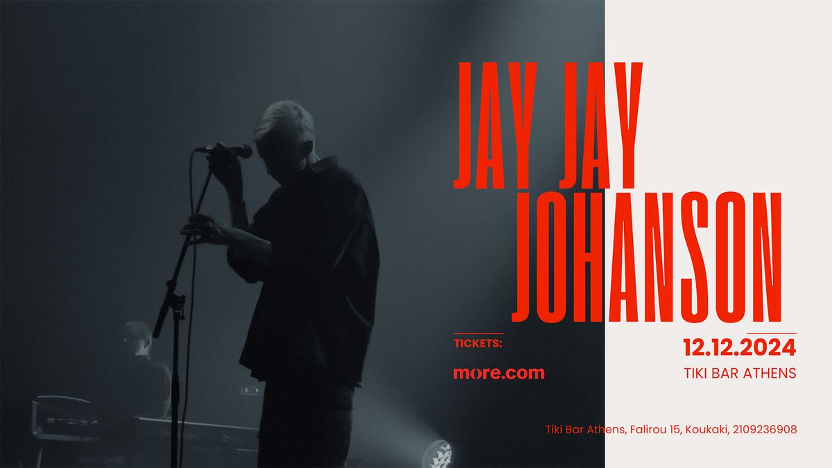 Jay Jay Johanson live at Tiki