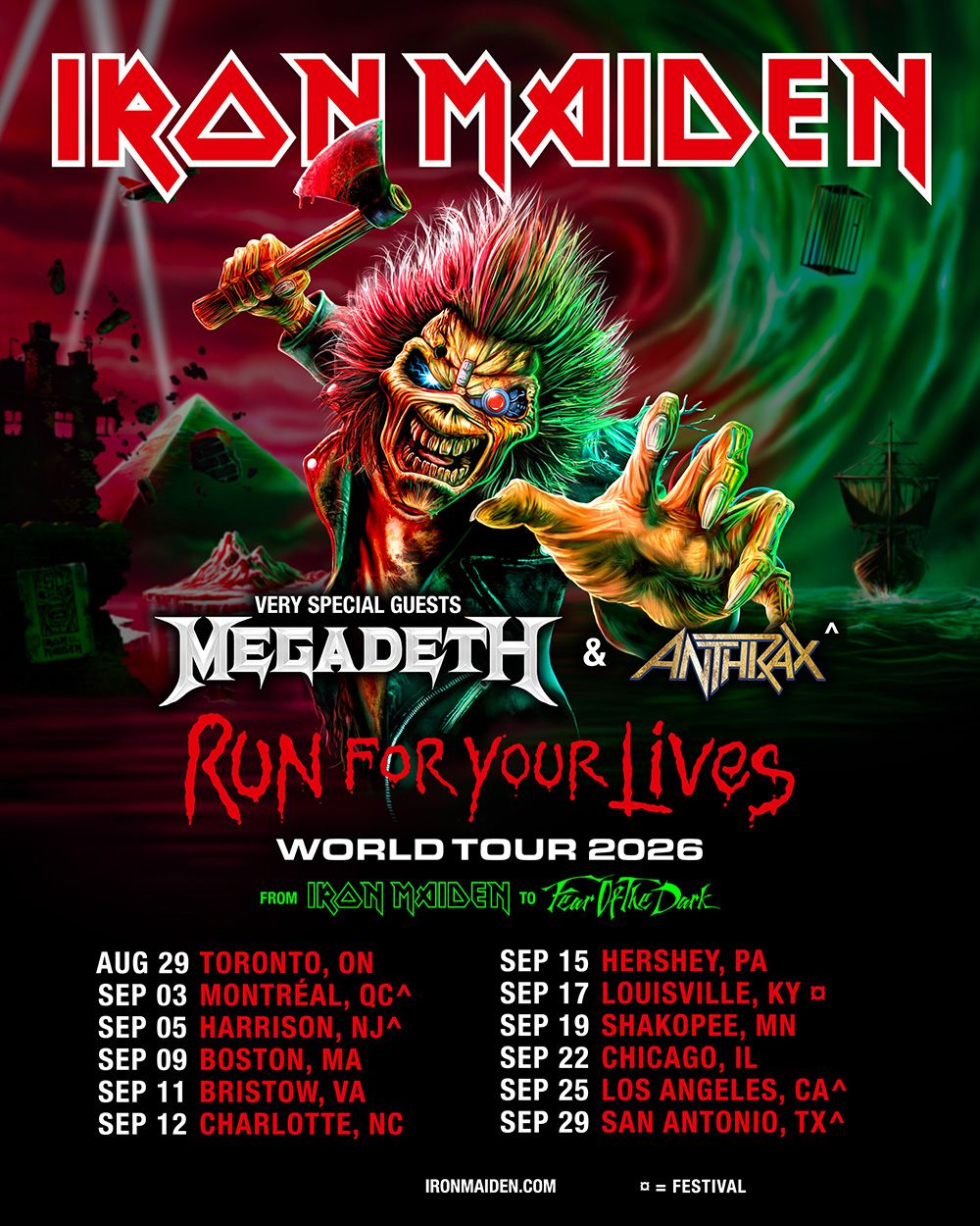 Iron Maiden at BMO Stadium