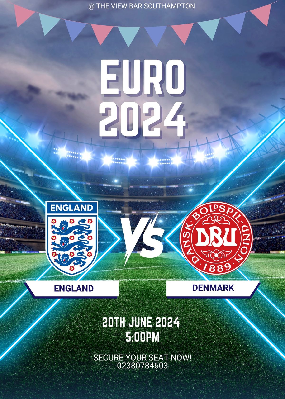 EURO 2024 - ENGLAND VS DENMARK