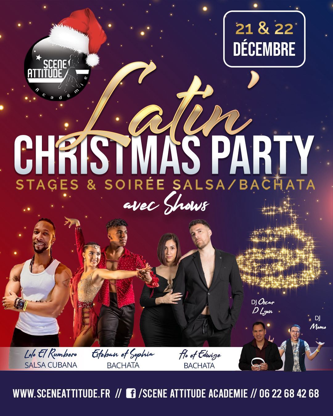 LATIN CHRISTMAS PARTY - Stages + Soir\u00e9e - 21\/22 DEC