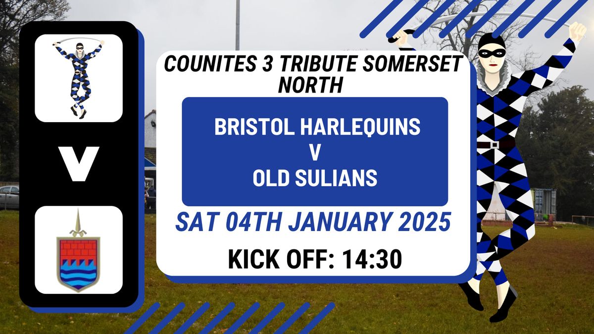 Counties 3 Tribute Somerset North Matchday 14: Bristol Harlequins V Old Sulians 