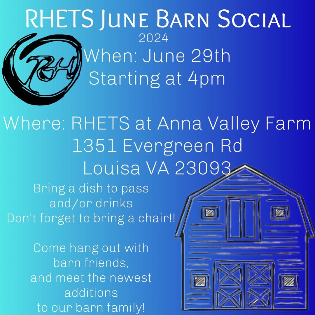 RHETS June Barn Social 