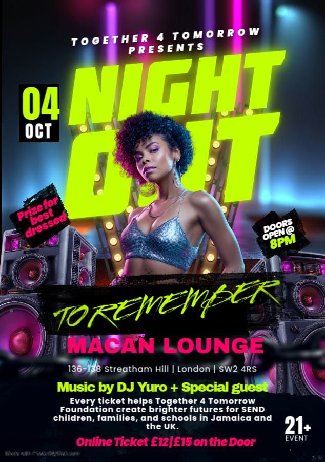 A Night to Remember \u2013 Together 4 Tomorrow Charity Fundraiser