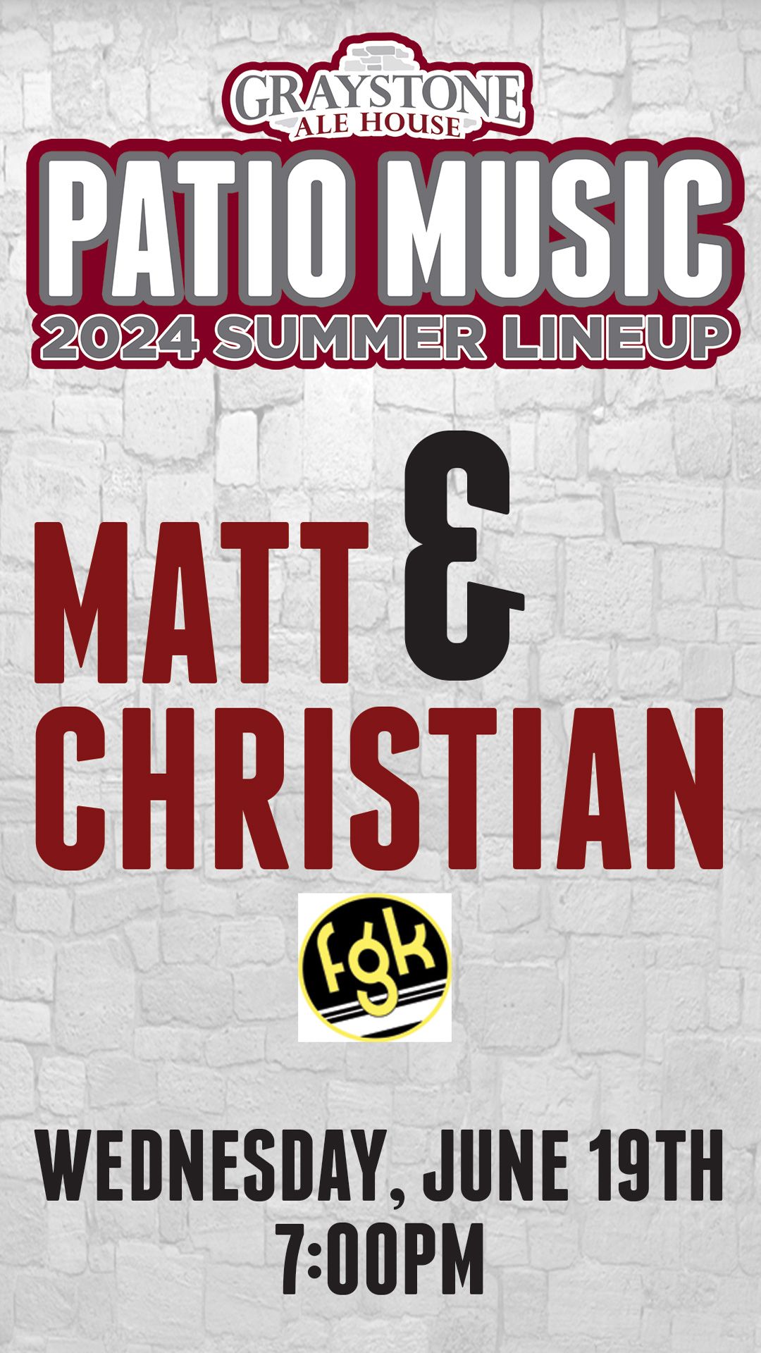 Live Music - Matt & Christian