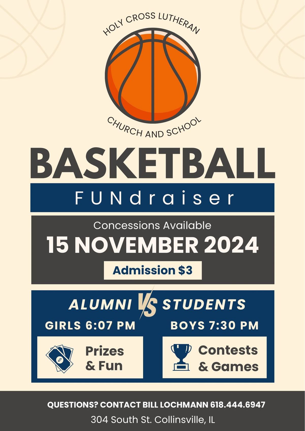 Holy Cross Alumni Basketball FUNdraiser 