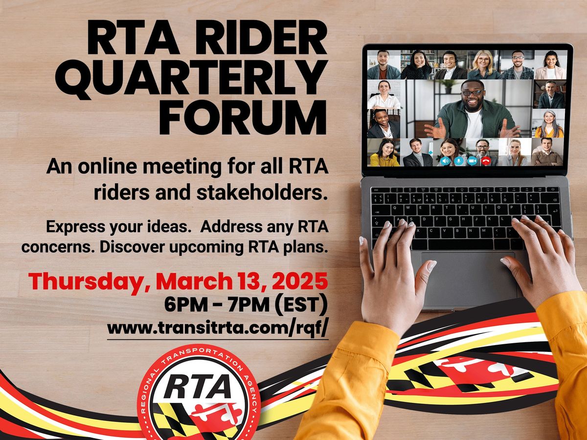 RTA\u2019s Rider Quarterly Forum