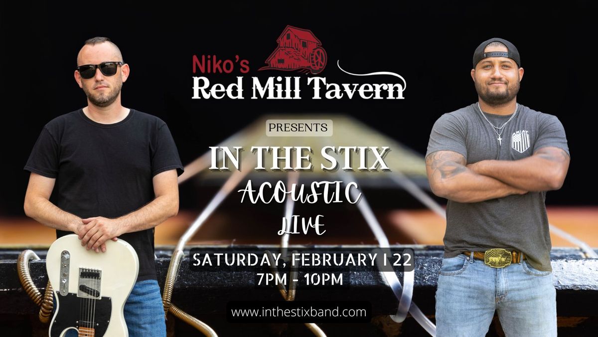 In The Stix Acoustic Duo Live @ Niko'sRedMill