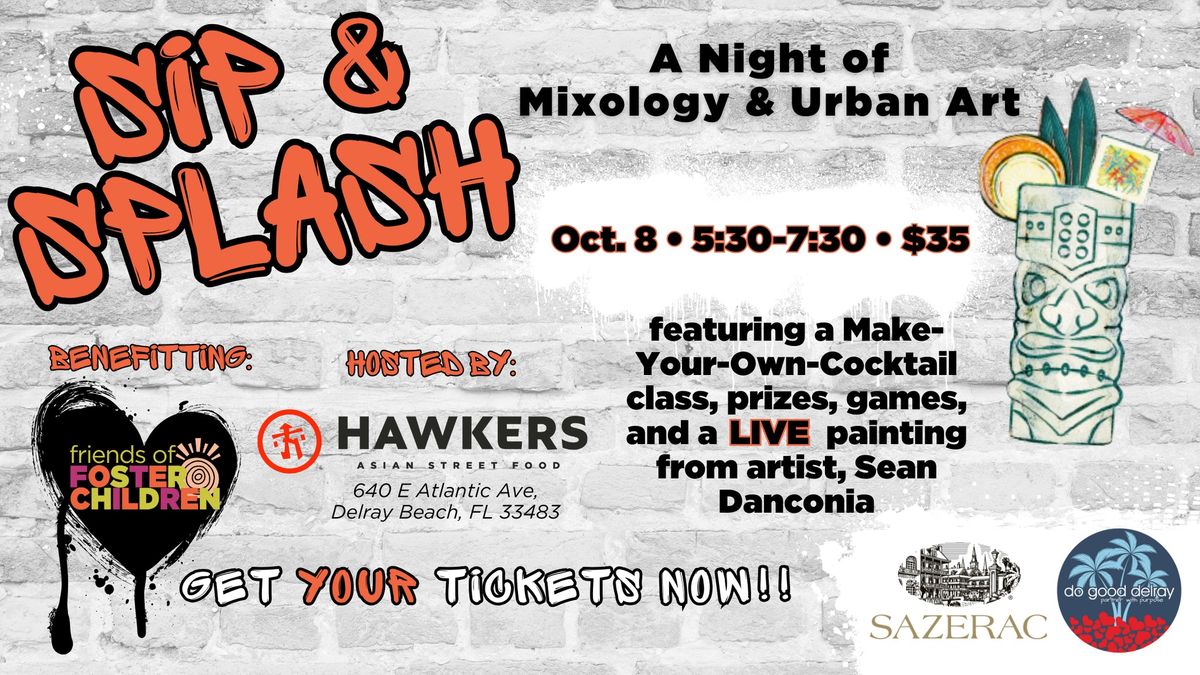 Sip & Splash: A Night of Mixology & Urban Art