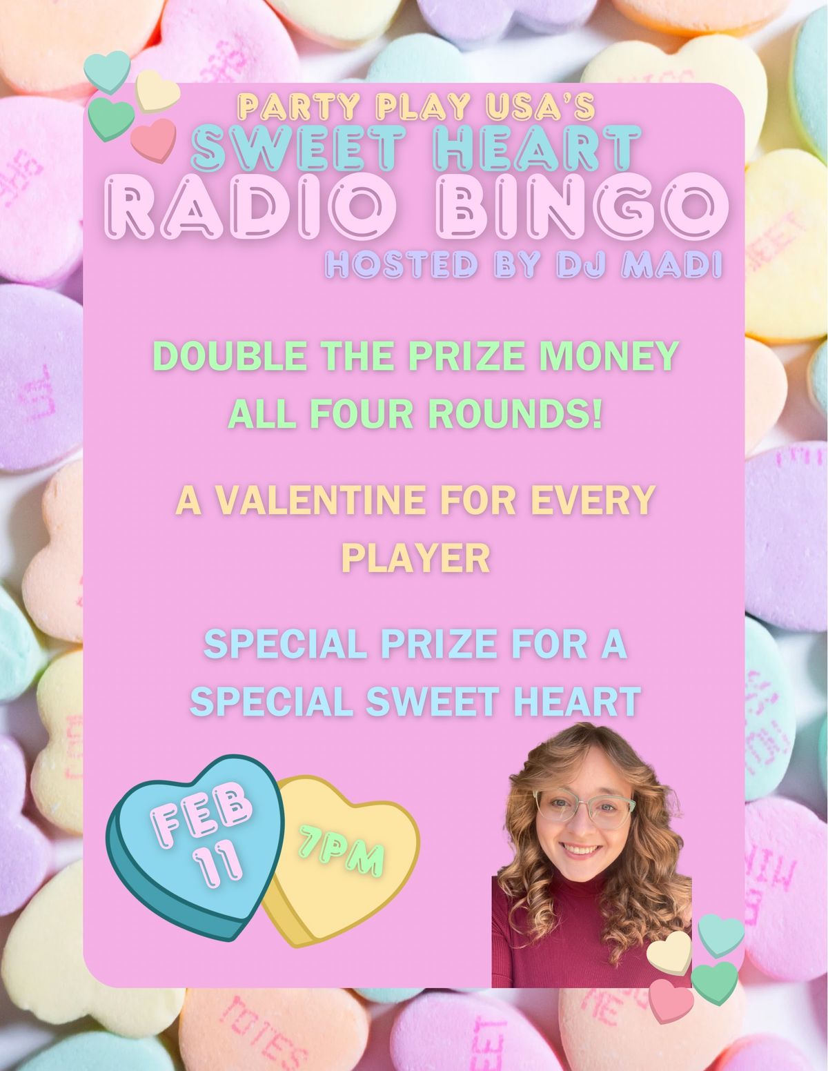 Sweet Heart Radio Bingo 