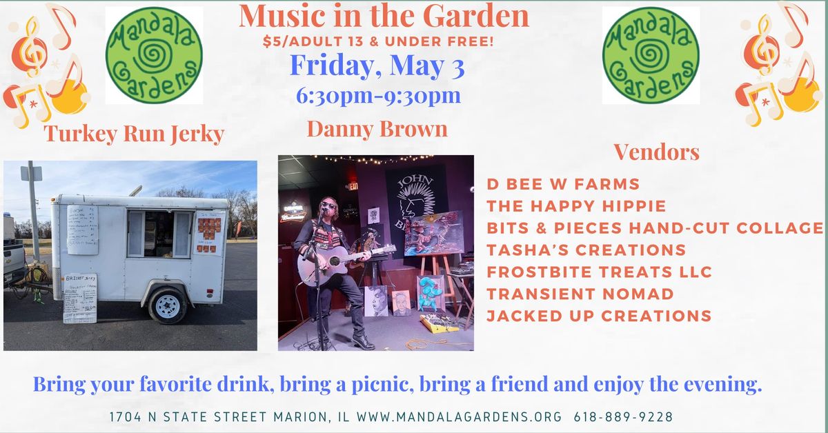 Danny Brown @ Mandala Gardens Friday, May 3rd 6:30 to 9:30