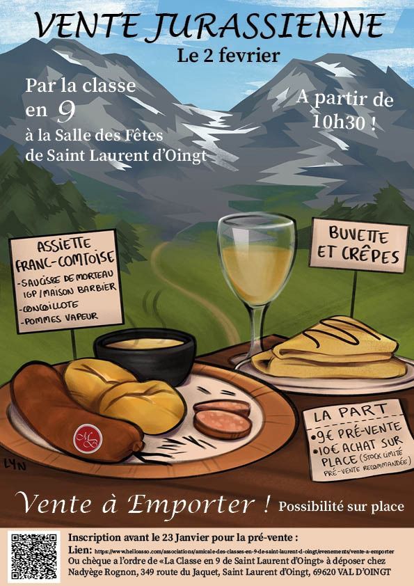 Vente sur place\/\u00e0 emporter : Assiettes franc-comtoises \/ buvette \/ cr\u00eapes 