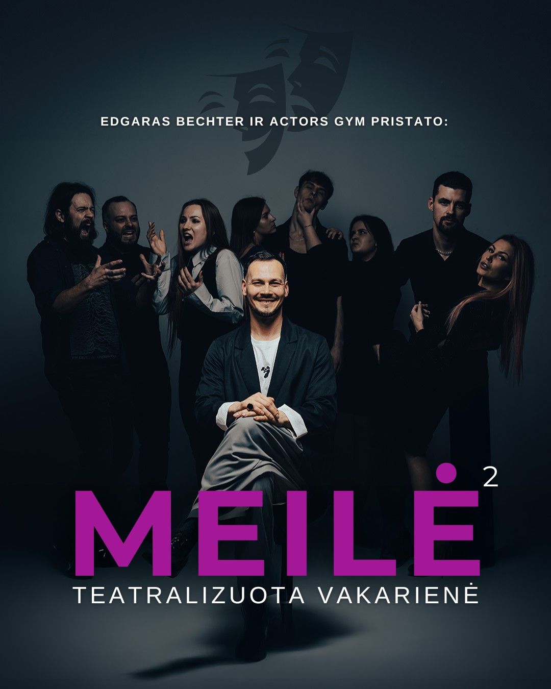 Teatralizuota vakarien\u0117 \u201eMeil\u0117 Kvadratu\u201c \u2013 unikalus meil\u0117s eksperimentas!