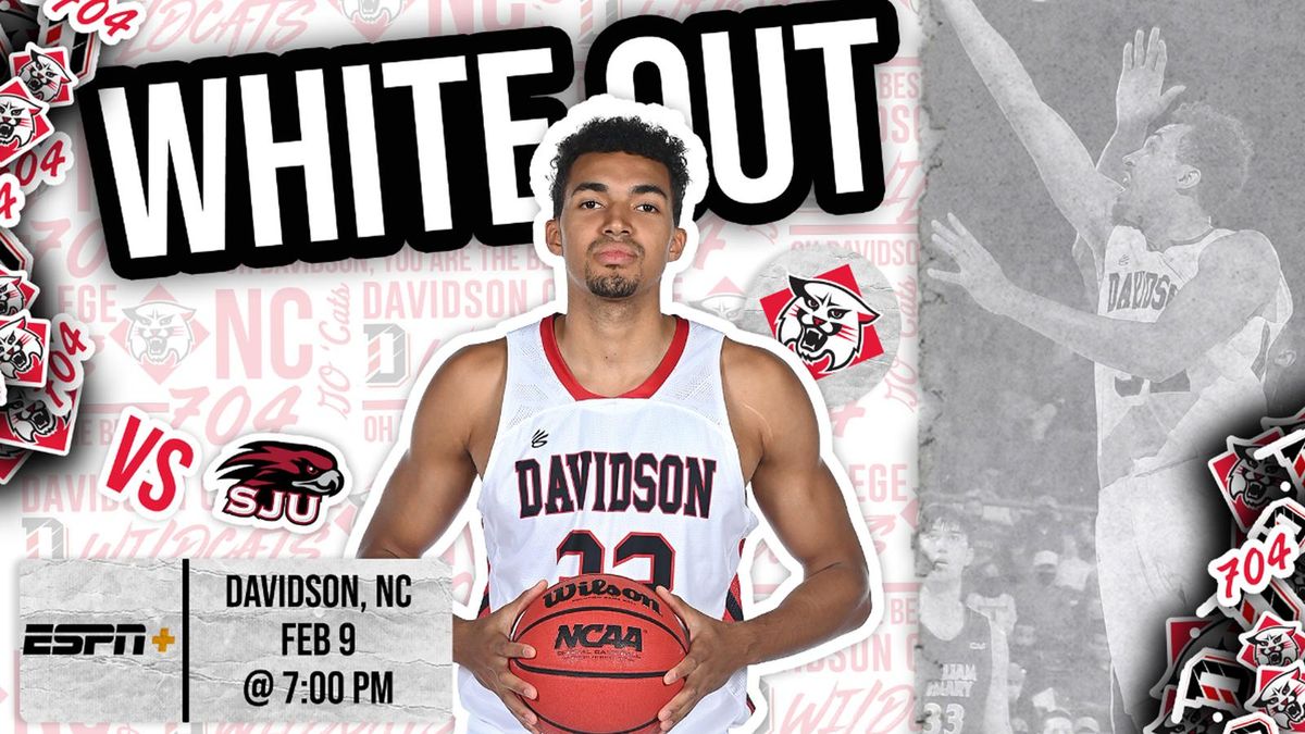 Parking Davidson Wildcats at Saint Joseph's Hawks Mens Basketball