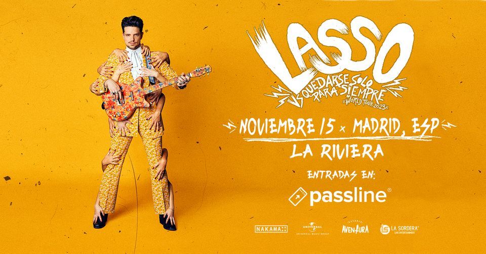 Lasso - World Tour 2023 - Madrid, Espa\u00f1a