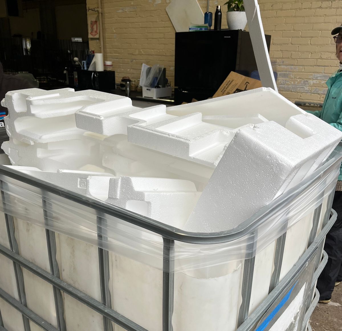 EPS Foam Recycling - NO PLASTIC, METAL or E-WASTE!