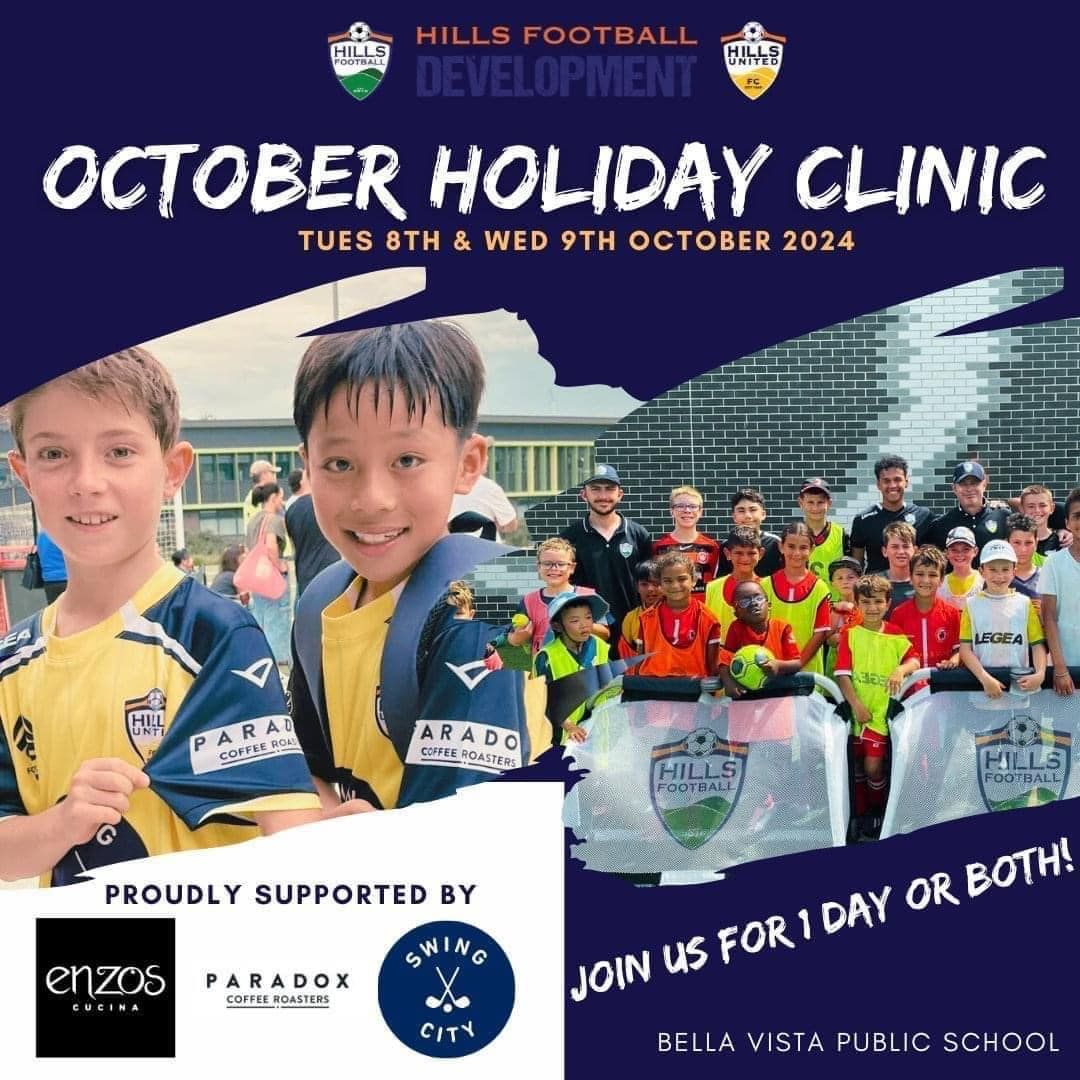 OCTOBER SCHOOL HOLIDAY CLINIC 