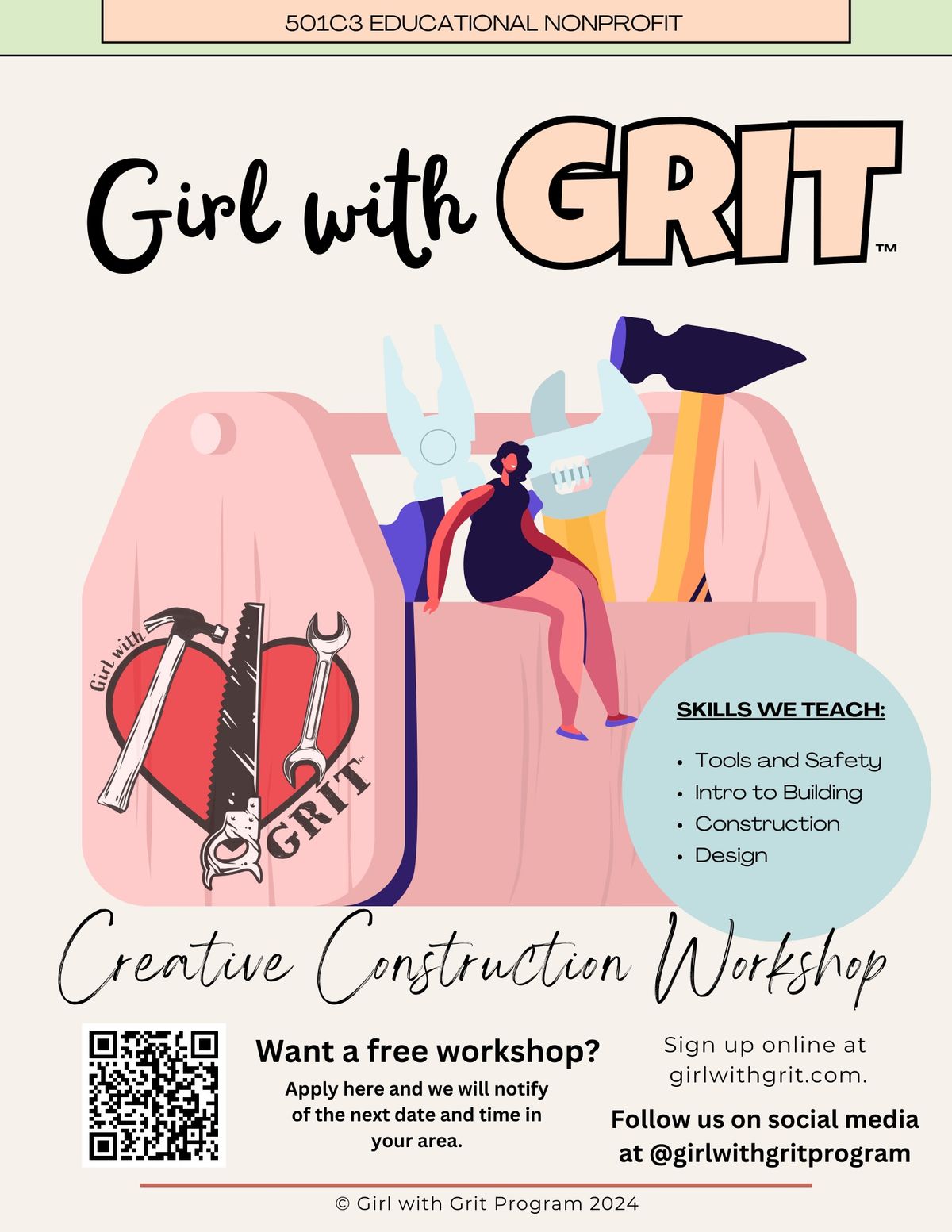 GIRL WITH GRIT CREATIVE CONSTRUCTION WORKSHOP \u2013 DALLAS, TX - Sponsored by MSC Direct