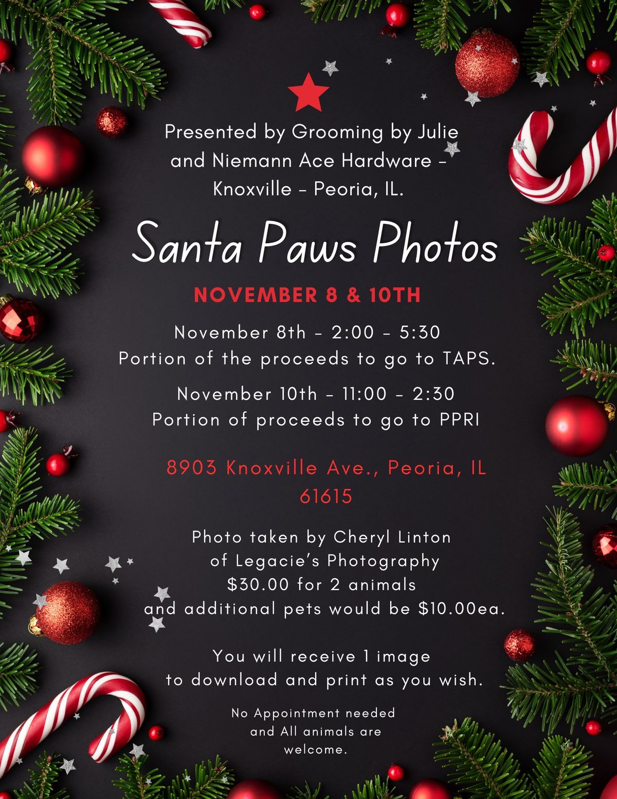 Santa Paws Photos for PPRI