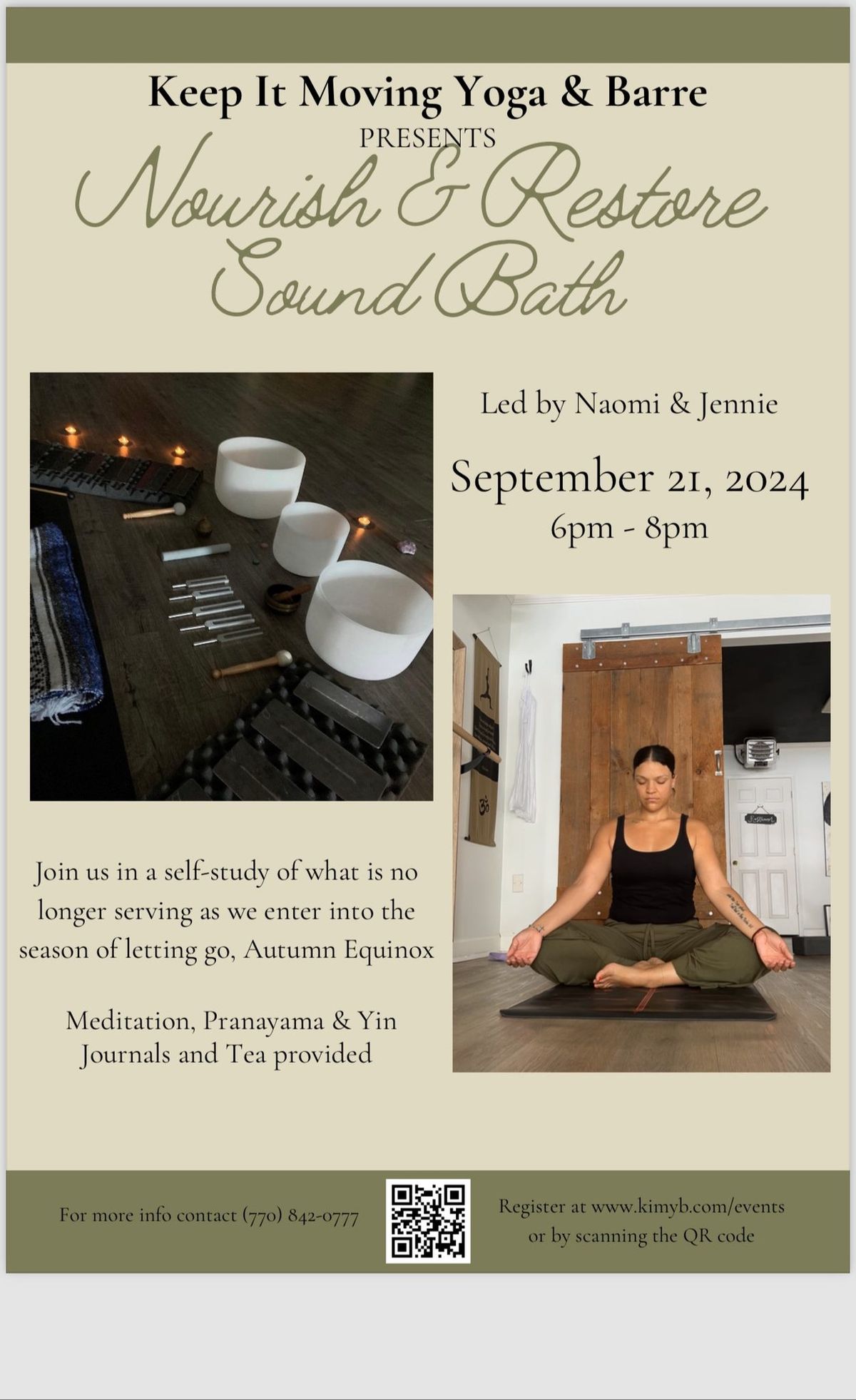 Soundbath, Tea Ceremony and YIN Yoga