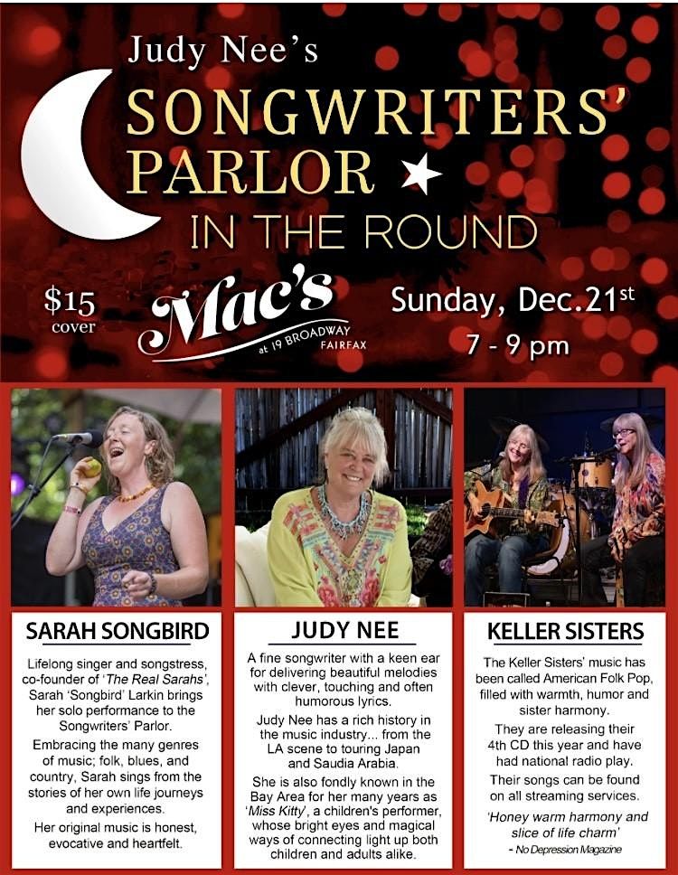 Judy Nee\u2019s Songwriters\u2019 Parlor \u2013 In The Round