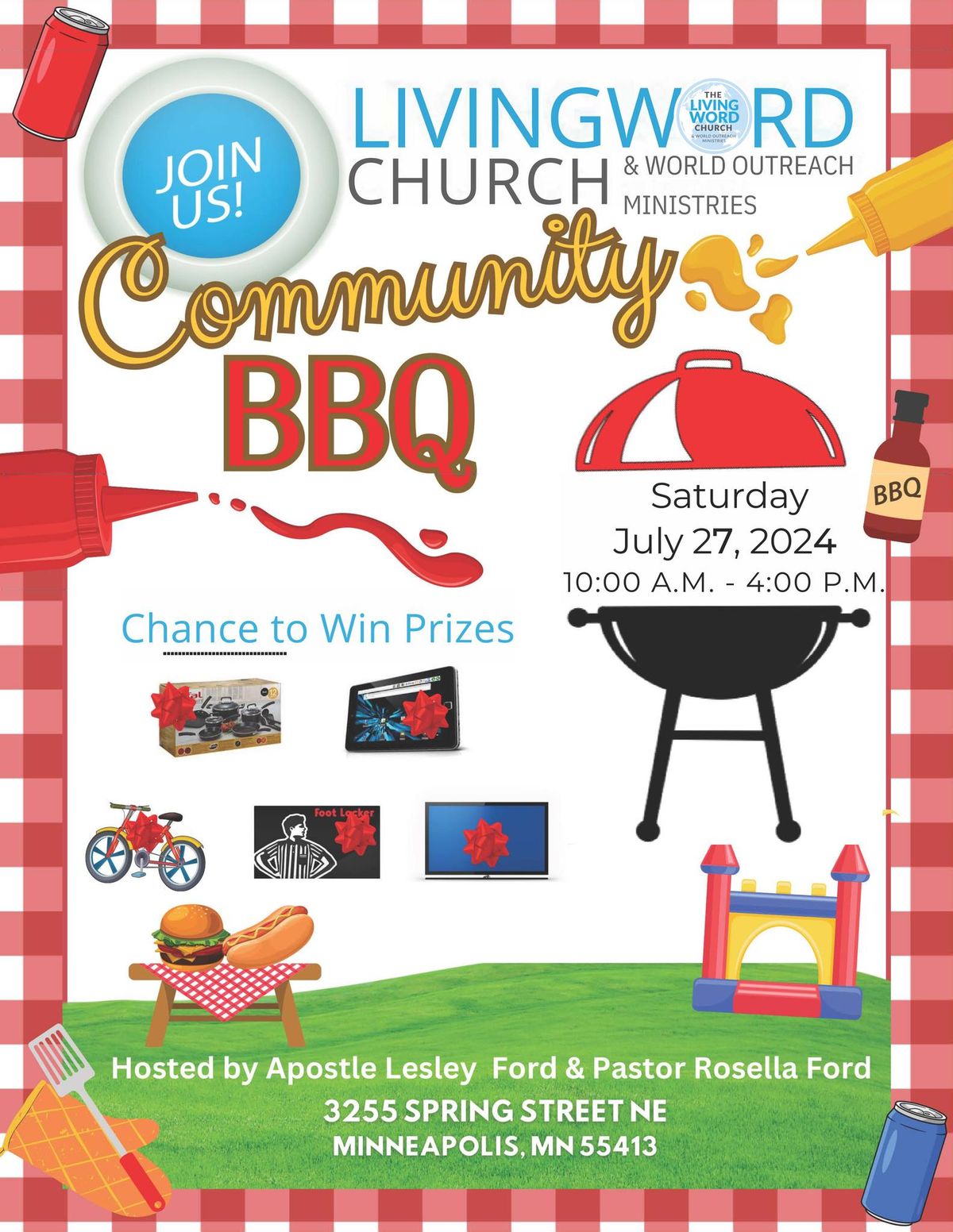 Community BBQ - Living Word Church and World Outreach Ministries